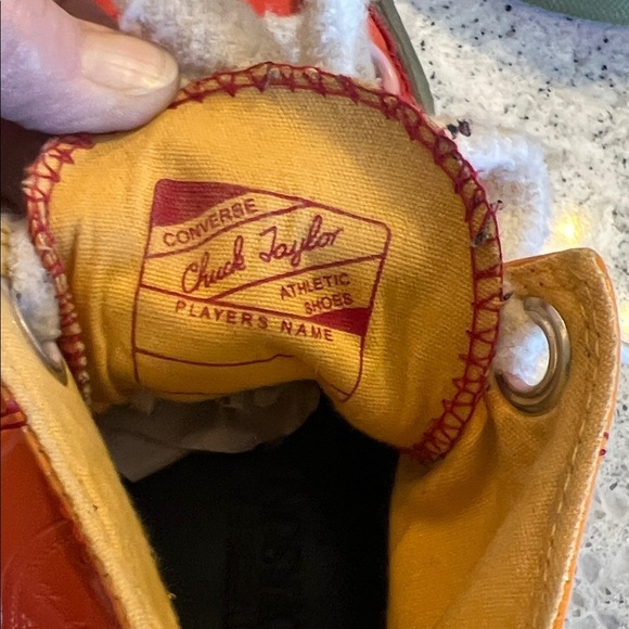 Converse All Stars Converse x JW Anderson Orange Sneakers Size 6 - Picture 8 of 11